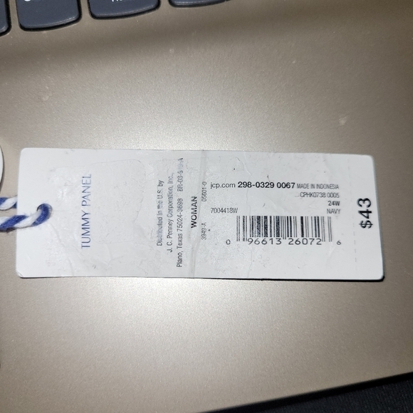 SONNET Shores Navy Blue High Waiste Bikini Swimsuit Bottoms - Picture 4 of 4